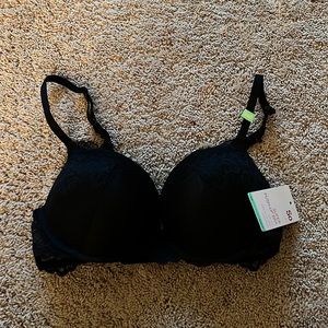 Lacy Black Push Up Bra